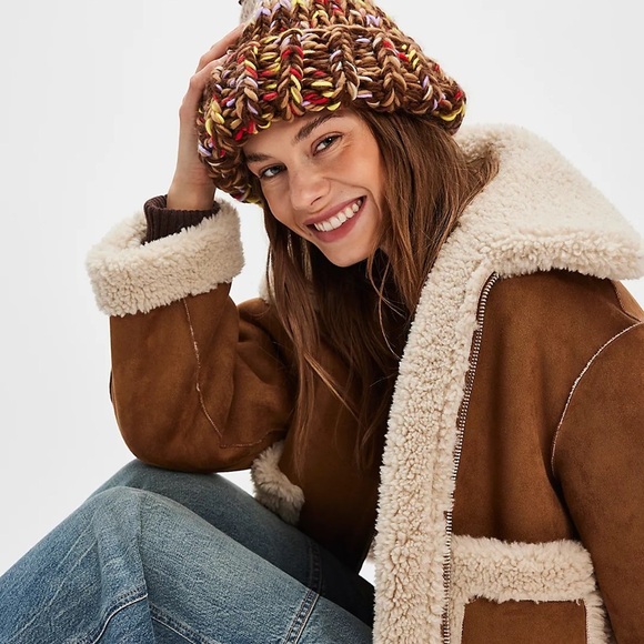 Free People | Tide Knit Pom Beanie | NWT - Picture 1 of 3